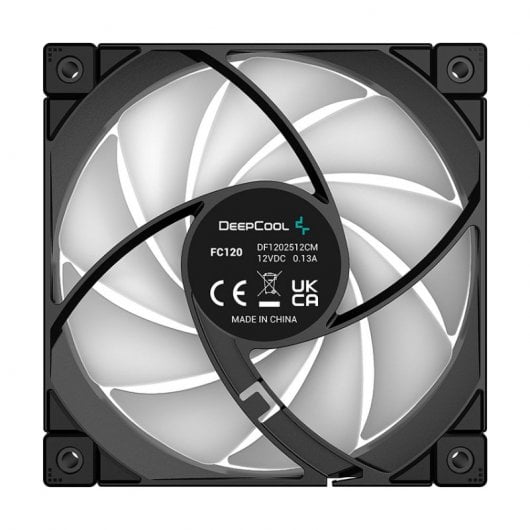 DeepCool FC120 PWM RVB Ventilateur 120 mm Noir