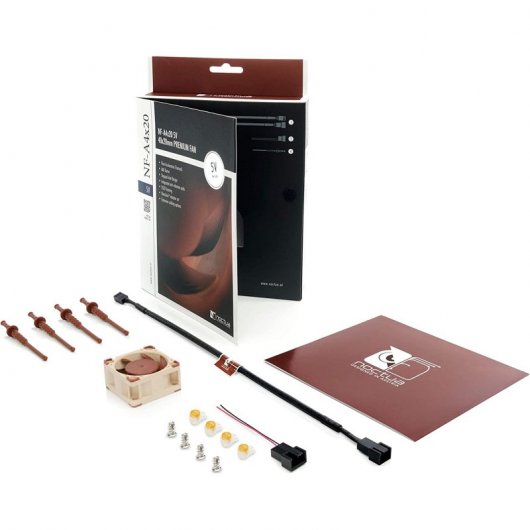 Noctua NF-A4x20 5V Premium Quiet Fan - 40x20mm Brown 3-Pin For 5V Applications