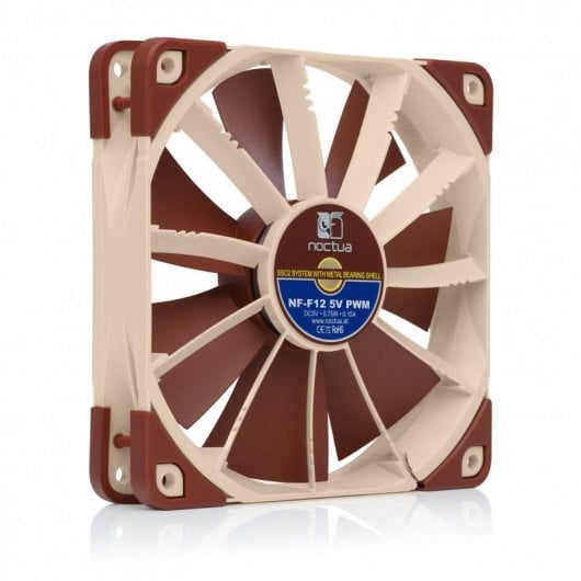 Noctua NF-F12 Computergehäuse Ventilator 12 cm Beige, Braun