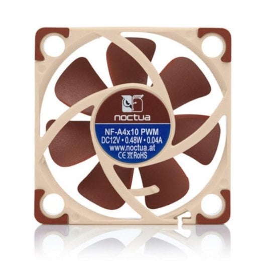 Ventoinha Noctua NF-A4x10 PWM 4 cm 1000-5000 RPM 8,9 m³/h Bege Vermelho