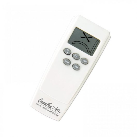 CasaFan Eco Pallas 142 WE-WE/LG Deckenventilator mit Motorlichtsteuerung und umkehrbaren Flügeln 27 W