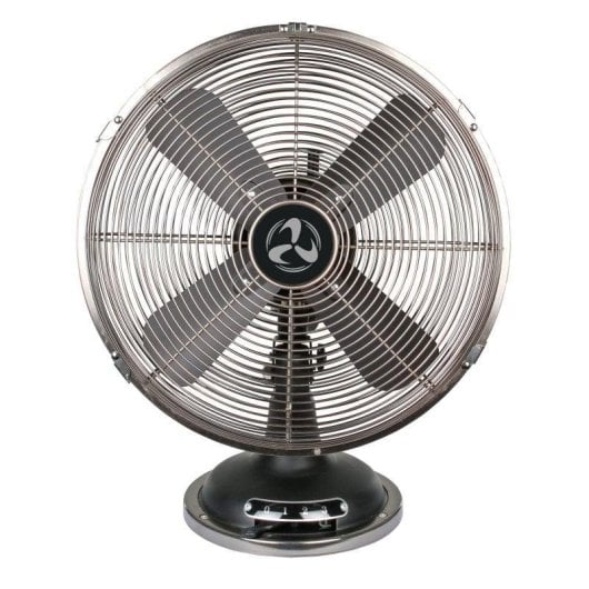 Ventilador CasaFan Tradition TV 30 II MS 37W Oscilação 3 Velocidades Preto