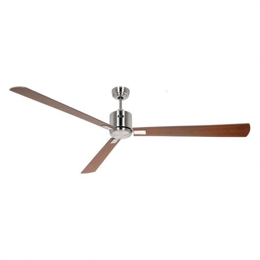 CasaFan Eco Neo III BN-NB/KI Deckenventilator mit Motorlichtsteuerung und umkehrbaren Flügeln, 28 W