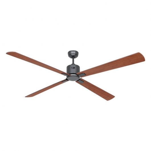 CasaFan Eco Neo III BG-NB/KI Deckenventilator mit Motorlichtsteuerung und umkehrbaren Flügeln 28 W