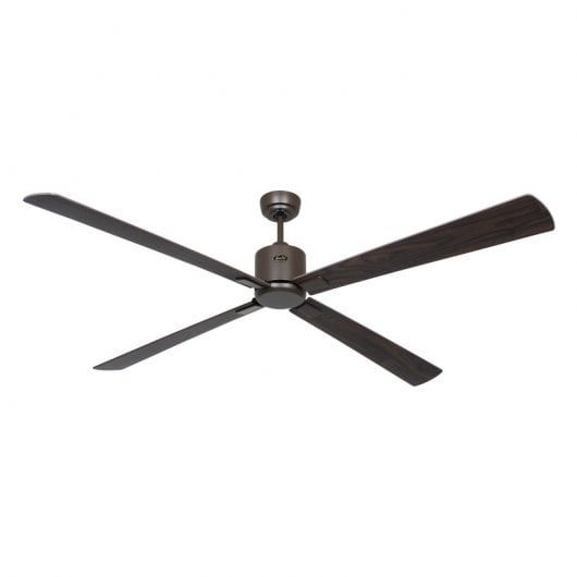 CasaFan Eco Neo III BZ-NB/KI Deckenventilator mit Motorlichtsteuerung und umkehrbaren Flügeln, 28 W
