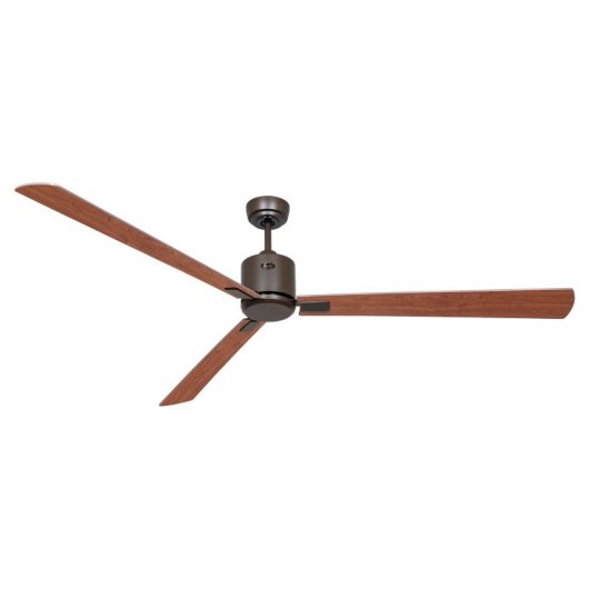 CasaFan Eco Neo III BZ-NB/KI Deckenventilator mit Motorlichtsteuerung und umkehrbaren Flügeln, 28 W