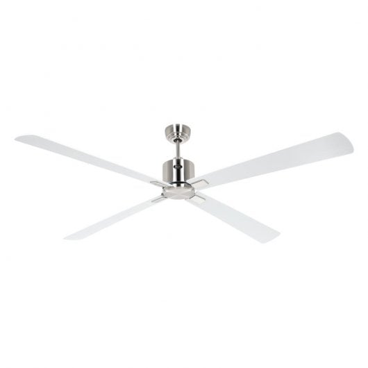 CasaFan Eco Neo III BN-WE/LG Deckenventilator mit Fernbedienungsmotor und umkehrbaren Flügeln, 28 W