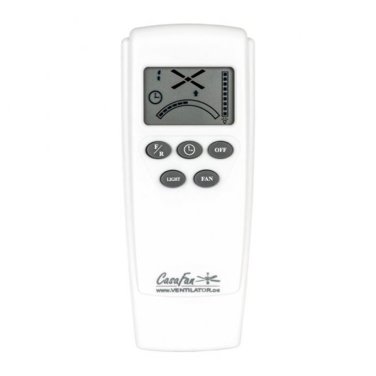 CasaFan Eco Neo III BN-WE/LG Deckenventilator mit Fernbedienungsmotor und umkehrbaren Flügeln, 28 W
