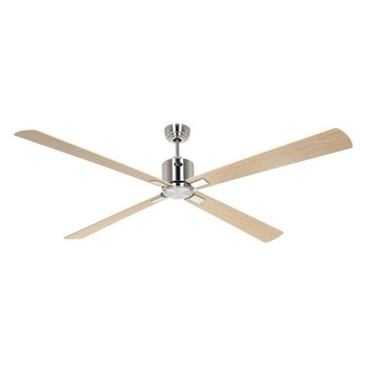 Deckenventilator CasaFan Eco Neo III BN-AH/BU 180 cm Chrom Fernbedienung Lichtoption