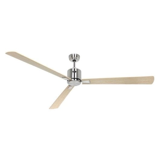 Deckenventilator CasaFan Eco Neo III BN-AH/BU 180 cm Chrom Fernbedienung Lichtoption