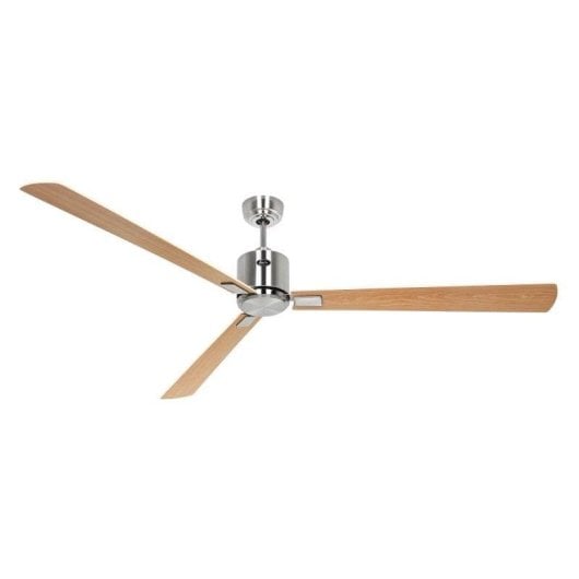 Deckenventilator CasaFan Eco Neo III BN-AH/BU 180 cm Chrom Fernbedienung Lichtoption