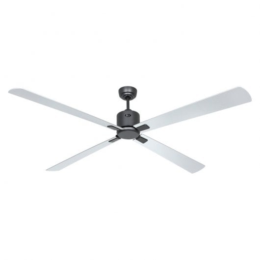 CasaFan Eco Neo III BG-WN/SI Deckenventilator mit Motorlichtsteuerung und umkehrbaren Flügeln 28 W