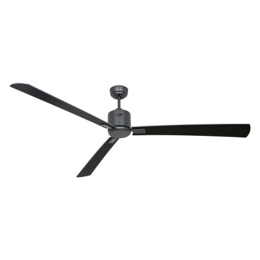CasaFan Eco Neo III BG-WN/SI Deckenventilator mit Motorlichtsteuerung und umkehrbaren Flügeln 28 W