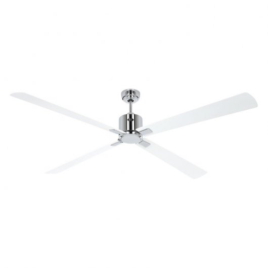 CasaFan Eco Neo III CH-WE/LG Deckenventilator mit Motorlichtsteuerung und umkehrbaren Flügeln, 28 W