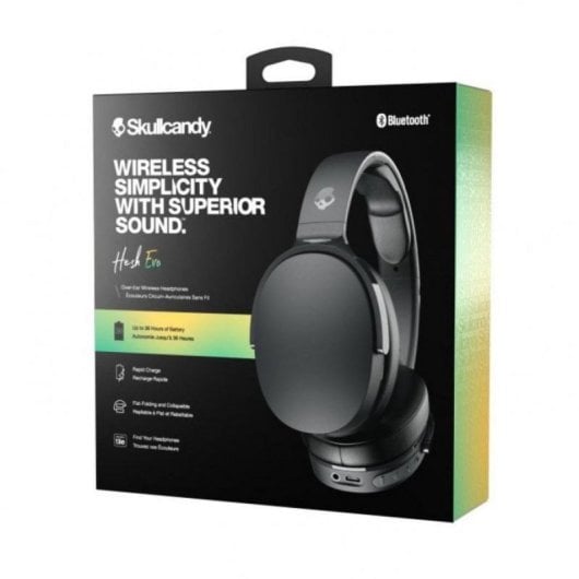 Skullcandy Hesh Evo Auriculares Bluetooth Plegables Negros