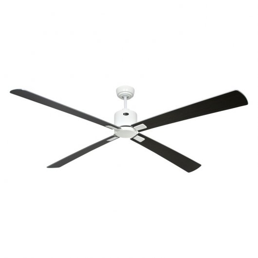 CasaFan Eco Neo III WE-WN/SI Deckenventilator mit Motorlichtsteuerung und umkehrbaren Flügeln 28 W