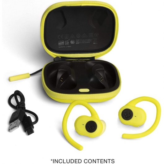 Skullcandy Push Ultra Auriculares Bluetooth Amarelo Elétrico