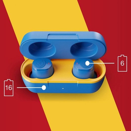 Skullcandy Jib Auriculares Bluetooth Azul/Amarillo