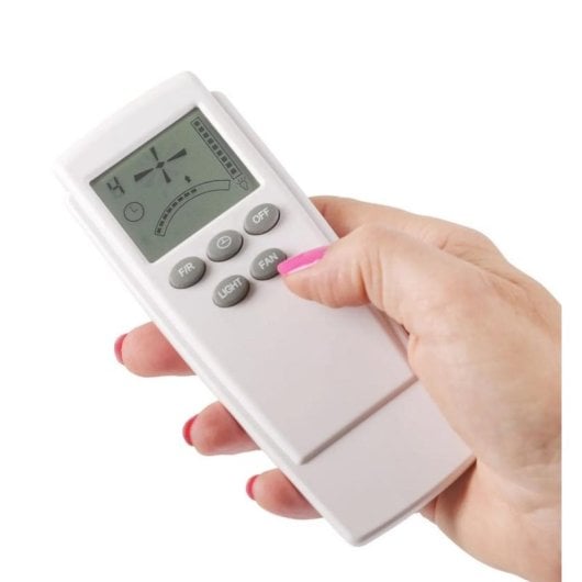 Ventilator CasaFan Eco Aviatos BN-SL DC-Motor Licht Fernbedienung 132 cm Silber