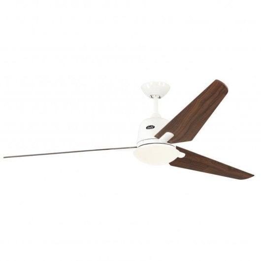 Ventilator CasaFan Eco Aviatos DC Motor Fernbedienung Licht 24W Weiß/Nussbaum
