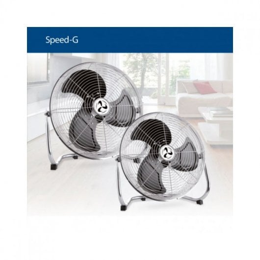 CasaFan Speed 50-G CH Bodenventilator 120 W Mattschwarz