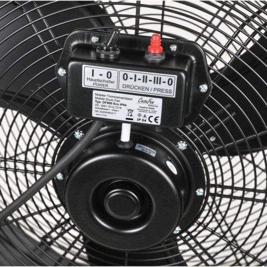 Ventilador de chão CasaFan DF 800 Eco SL 123W Preto IP44