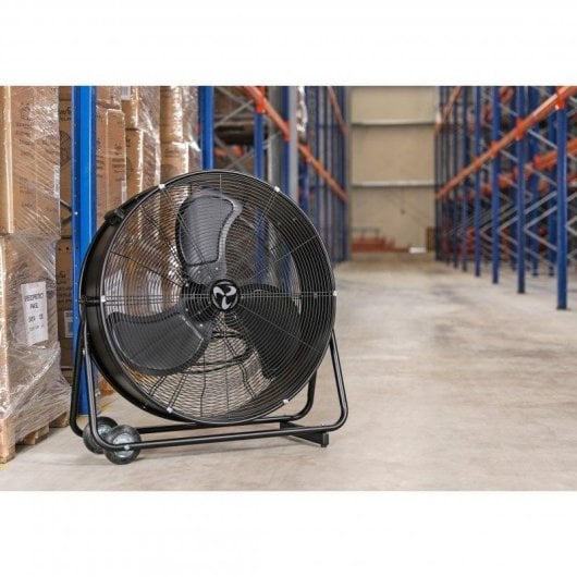 Ventilador de chão CasaFan DF 800 Eco SL 123W Preto IP44