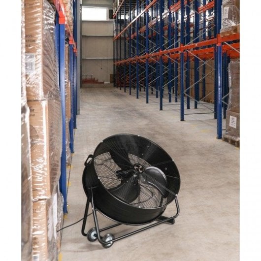 Ventilador de chão CasaFan DF 800 Eco SL 123W Preto IP44