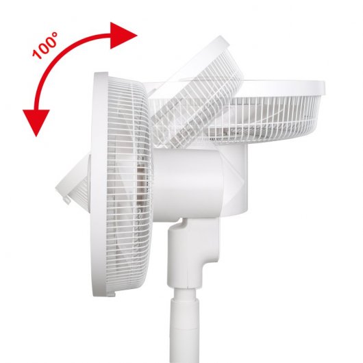 CasaFan Airos Eco SV35 WE Ventilador de Pie con Mando 90W Blanco