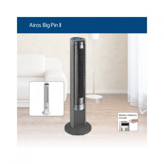 CasaFan Airos Big Pin II SW Turmventilator 40W Schwarz