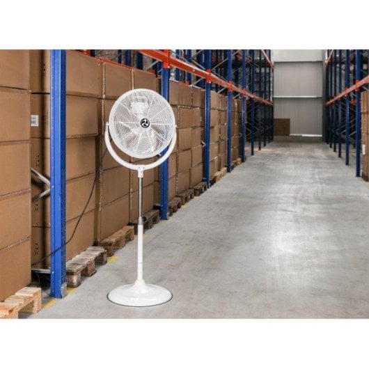 Ventilateur CasaFan Speed2Protect SL 120W Blanc Acier Hauteur Réglable