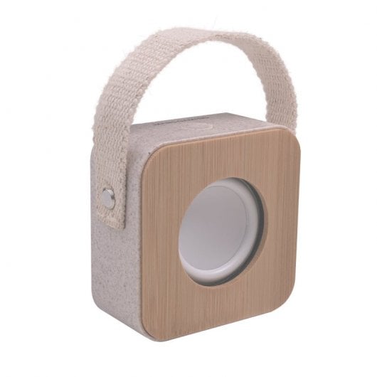 Mars Gaming MS-ECO Coluna Portátil Bluetooth 5.1 Ecológica Wheat Straw/Bambu