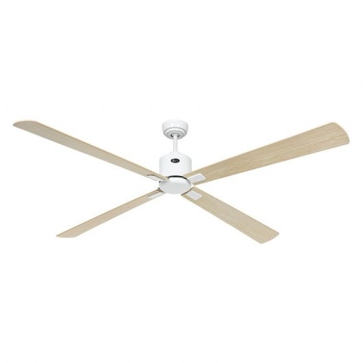 CasaFan Eco Neo III 180 WE-AH/BU Deckenventilator mit Licht und Steuerung, 28 W, wendbare Flügel, Ahorn/Buche