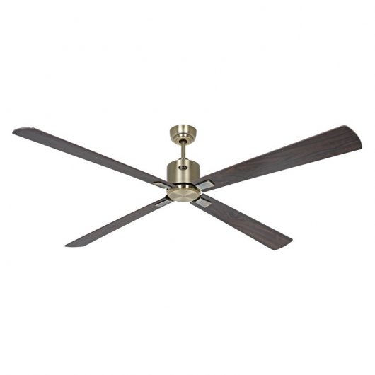 CasaFan Eco Neo III 180 MA-NB/KI Deckenventilator mit Licht und Steuerung, 28 W, wendbare Flügel, Kirsche/Walnuss