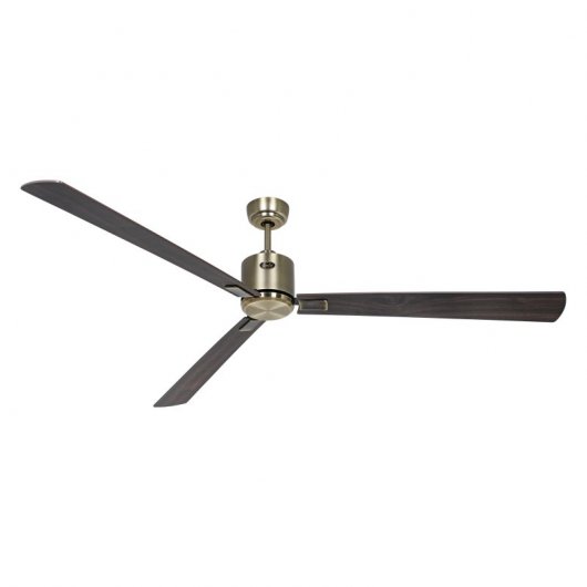 CasaFan Eco Neo III 180 MA-NB/KI Deckenventilator mit Licht und Steuerung, 28 W, wendbare Flügel, Kirsche/Walnuss