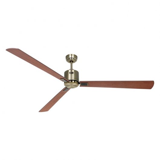 CasaFan Eco Neo III 180 MA-NB/KI Deckenventilator mit Licht und Steuerung, 28 W, wendbare Flügel, Kirsche/Walnuss