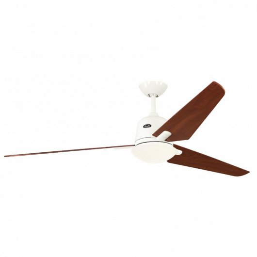 CasaFan Eco Aviatos 162 Deckenventilator mit Licht und Steuerung, 24 W, Weiß/Kirsche