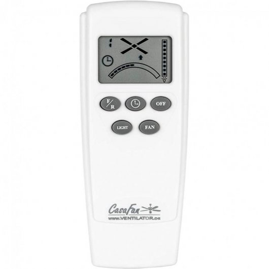 CasaFan Eco Aviatos 162 Deckenventilator mit Licht und Steuerung, 24 W, Weiß/Kirsche