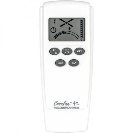 CasaFan Eco Plano II 132 BN-SI Deckenventilator mit Steuerung 29W Grau