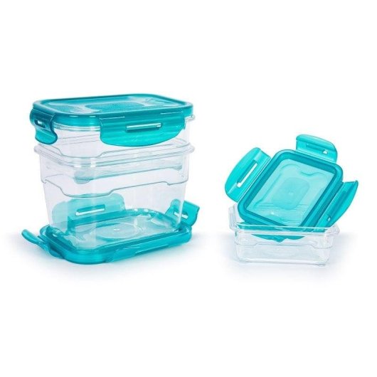 Recipiente Ibili Perfect Tritan 2L Turquesa Hermético Tritán