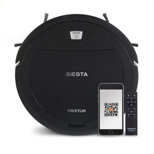 Prixton Siesta Robot aspirapolvere Nero