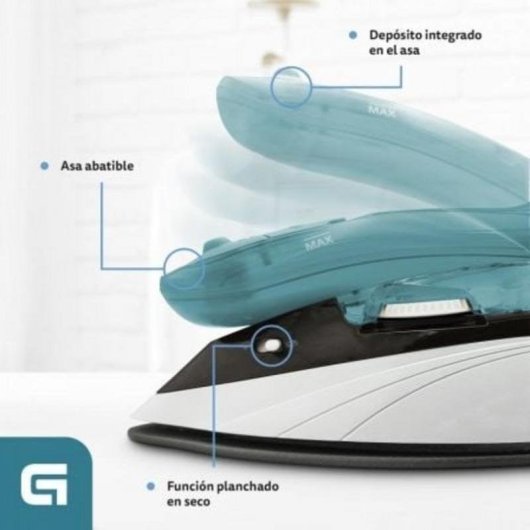 Reisebügeleisen Grunkel PLV-900 900W Wassertank 75ml klappbares Griff rote