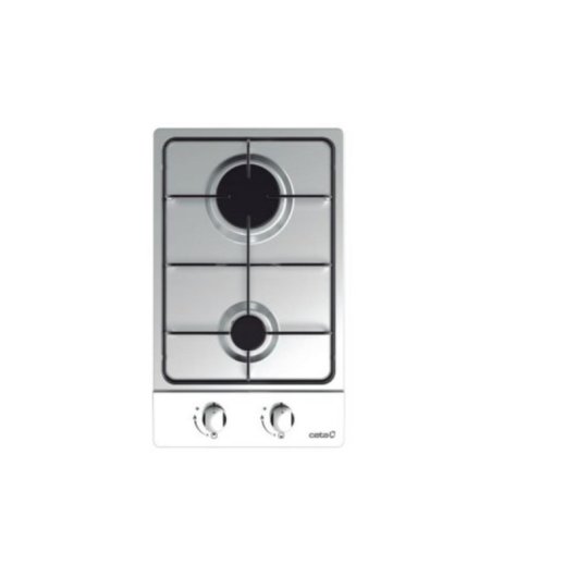 Plaque à gaz Cata GI 3002 X 2 brûleurs 30 cm Acier inoxydable