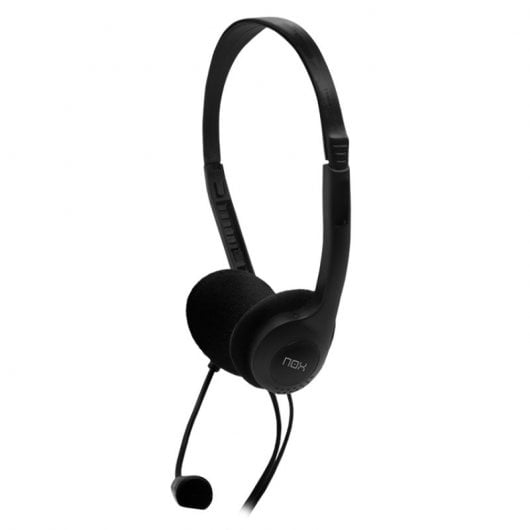 NOX Voice One Casque Stéréo avec Microphone Noir
