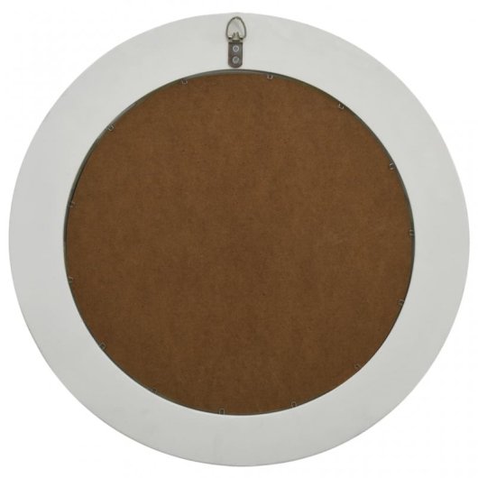 Vidaxl Espejo De Pared Estilo Barroco Blanco 50 Cm