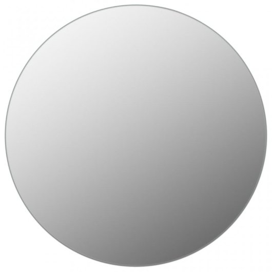 Vidaxl Espejo De Pared Redondo Vidrio 70 Cm