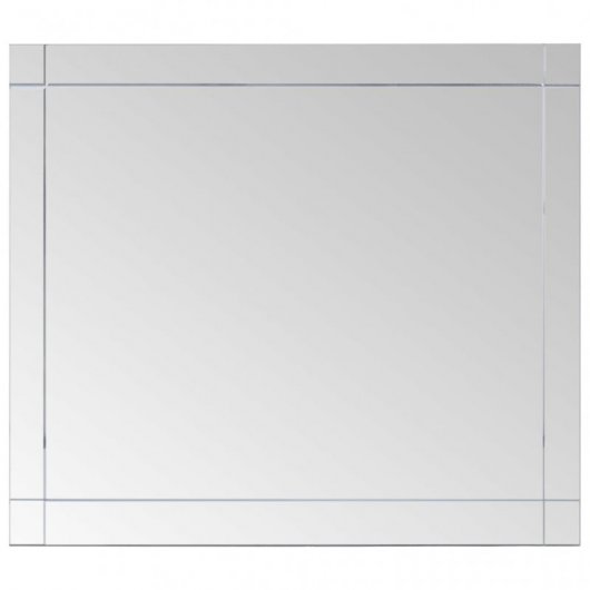 Vidaxl Espejo De Pared Vidrio 100x60 Cm