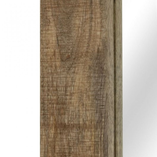 Vidaxl Espejo De Madera Maciza De Mango 50x110 Cm