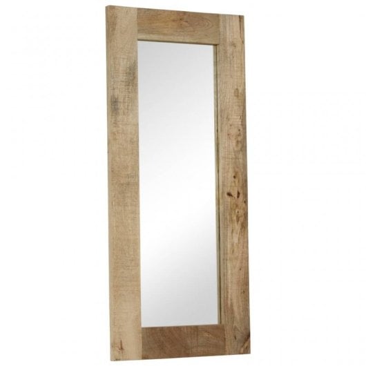 Vidaxl Espejo De Madera Maciza De Mango 50x110 Cm