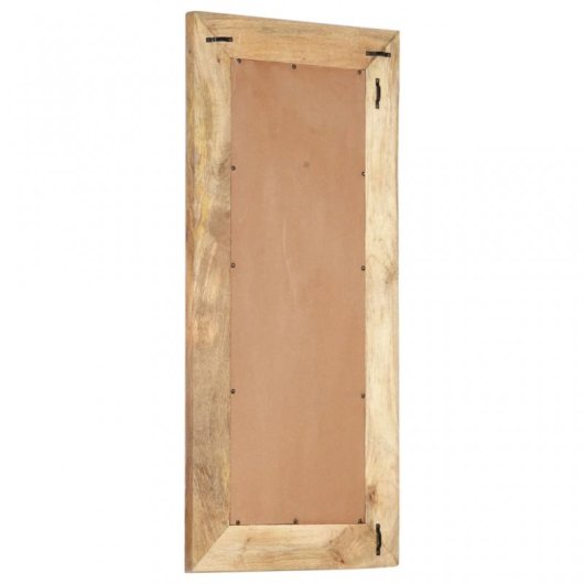 Vidaxl Espejo Tallado A Mano Madera Maciza De Mango 110x50x11 Cm